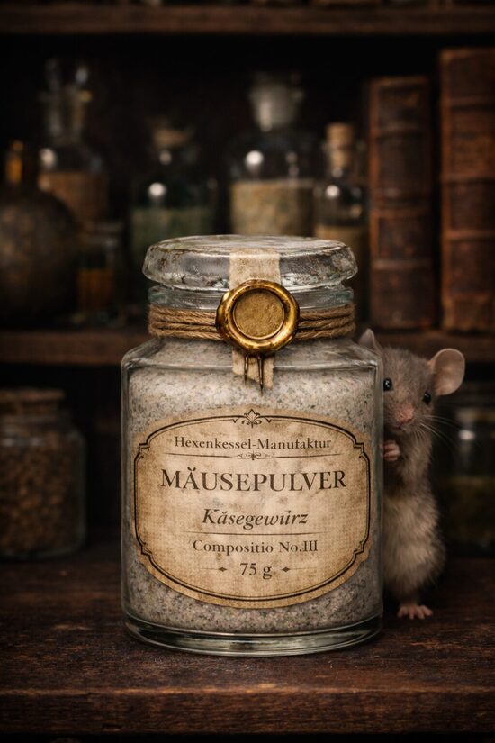 Mäusepulver   Hexenglas   Käsegewürz
