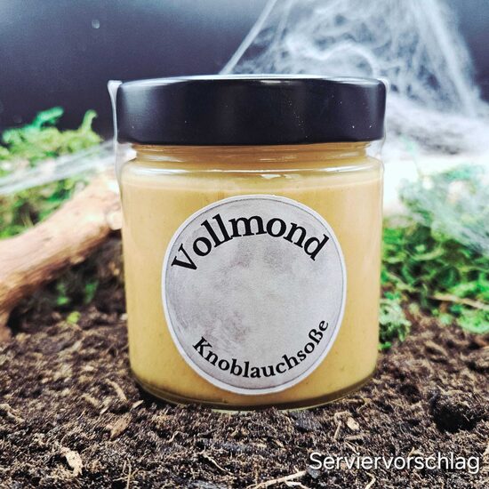 Vollmond Knoblauchsoße