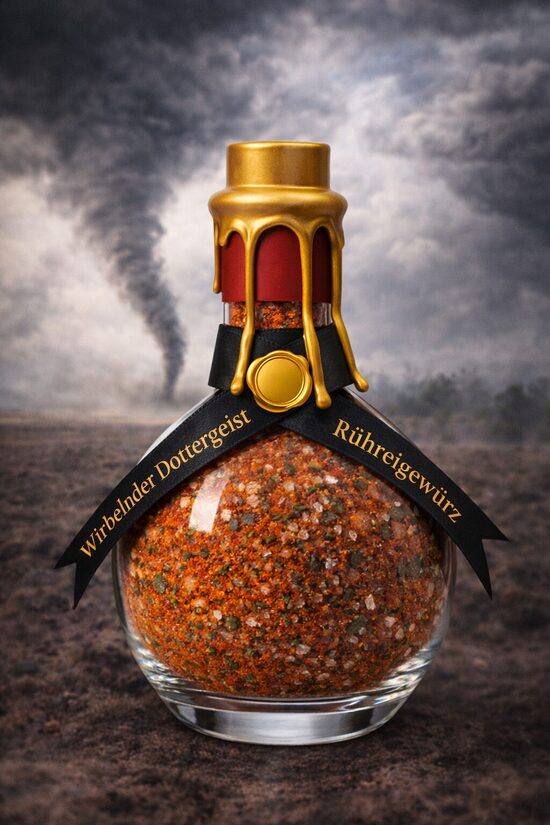 Der wirbelnde Dottergeist   Flaschengeist   Rühreigewürz